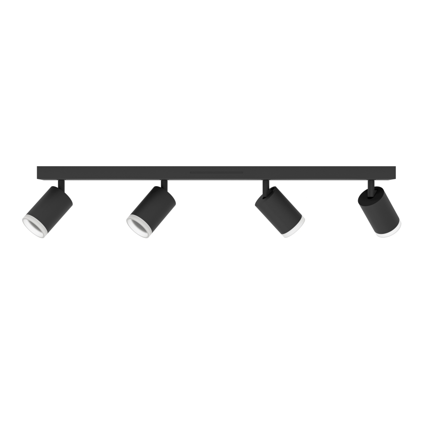 Eglo - LED RGBW dimmbarer Einbaustrahler 4xLED/3,7W/230V 2700-6500K schwarz