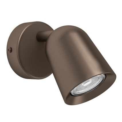 Eglo - Wand-Spot 1x GU10/5W/230V, bronzefarben
