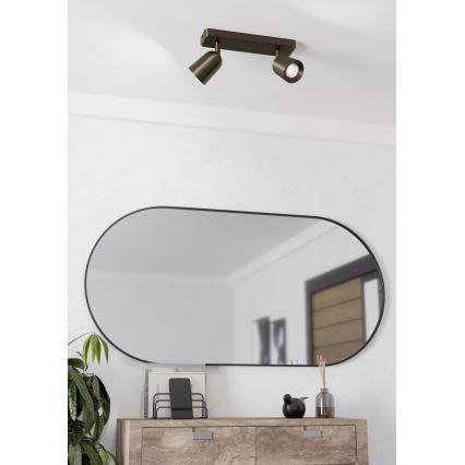 Eglo - Spotleuchte 2xGU10/10W/230V bronzefarben