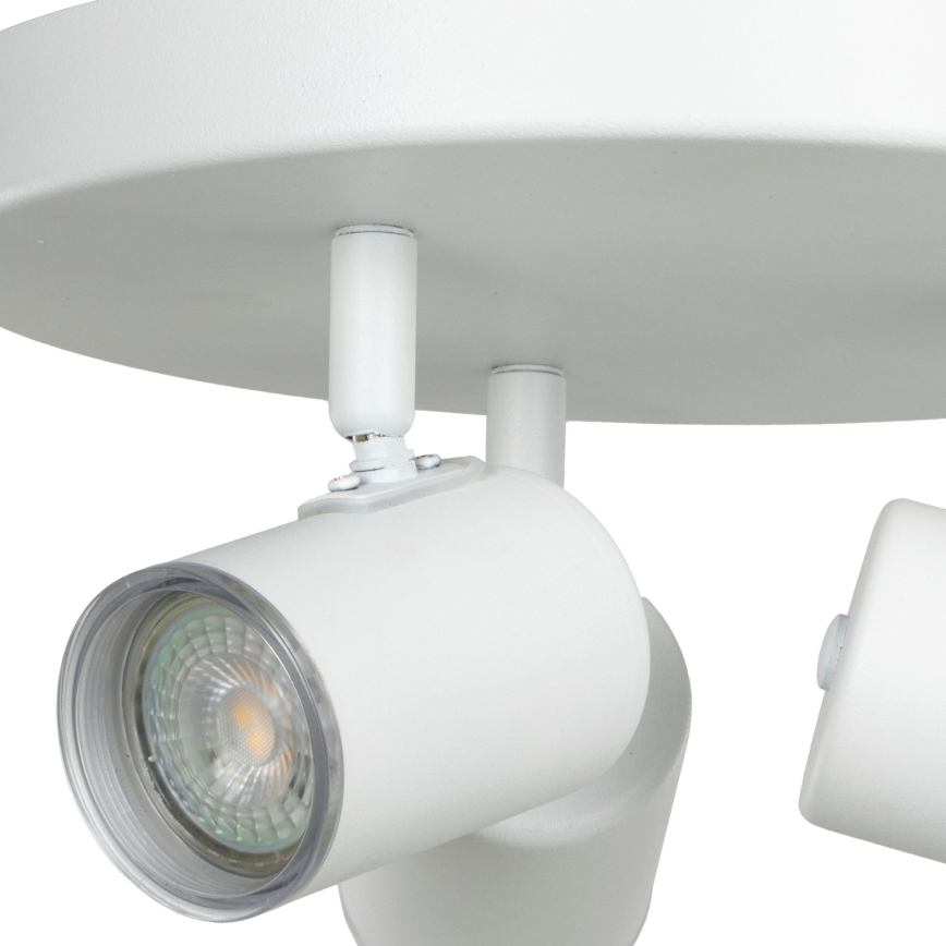 Eglo - Badezimmer-Spotleuchte 3xGU10/5W/230V Ø 25 cm IP44 weiß