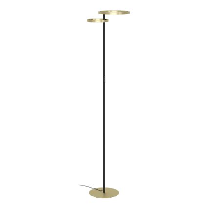 Eglo - dimmbare LED-Stehleuchte LED/16W/230V + LED/12W gold/schwarz