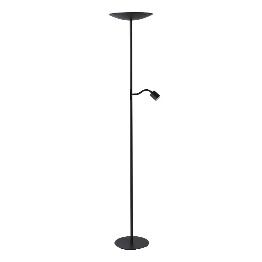 Eglo - Dimmbare LED-Stehleuchte LED/26,5W/230V + LED/4W schwarz