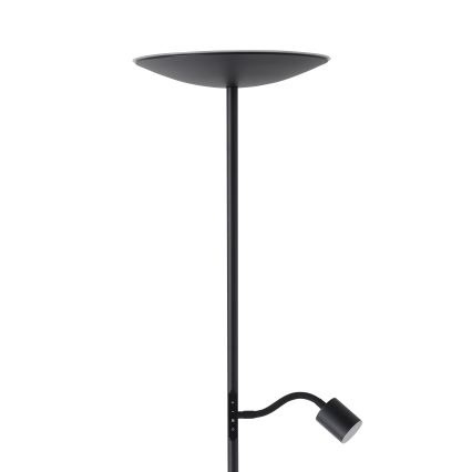 Eglo - Dimmbare LED-Stehleuchte LED/26,5W/230V + LED/4W schwarz