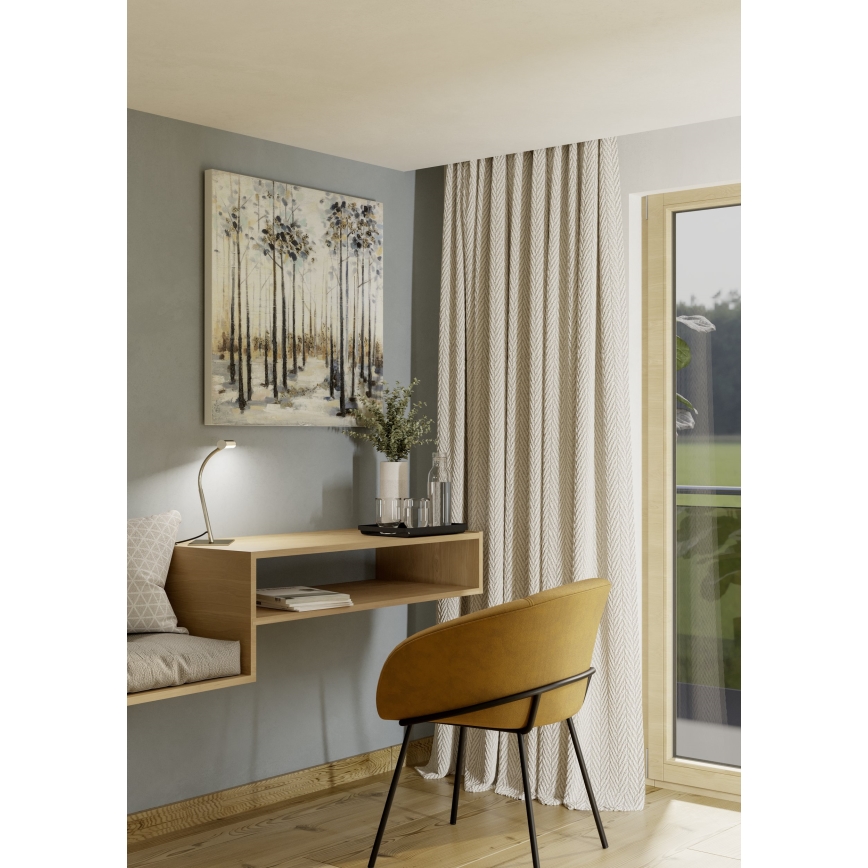 Eglo - LED-dimmbare Touch-Tischlampe LED/5W/230V 2700/4000/6500K mattchrom