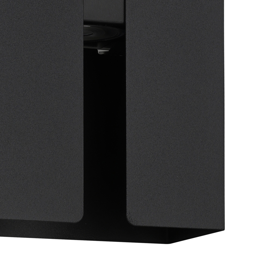 Eglo - LED-Außenwandleuchte 2xLED/4W/230V 2700/4000/6000K. IP44 schwarz