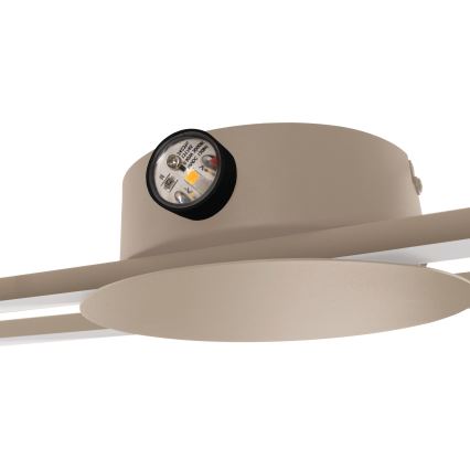 Eglo - LED-Wandleuchte LED/20W/230V + LED/0,91W beige