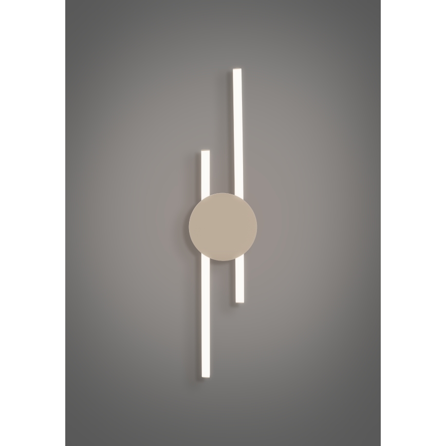 Eglo - LED-Wandleuchte LED/20W/230V + LED/0,91W beige