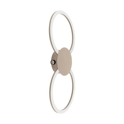 Eglo - LED-Wandleuchte LED/20W/230V + LED/0,91W beige