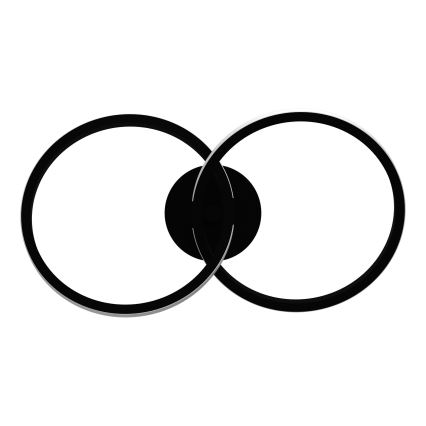 Eglo - LED-Deckenleuchte LED/12W/230V 2700/4000/6500K schwarz