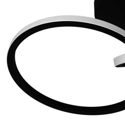 Eglo - LED-Deckenleuchte LED/12W/230V 2700/4000/6500K schwarz