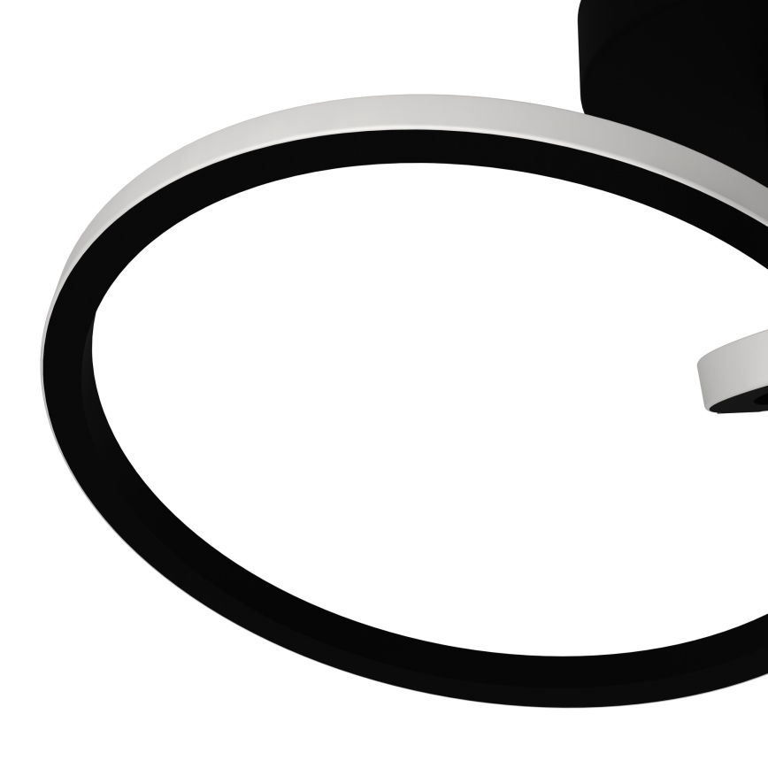 Eglo - LED-Deckenleuchte LED/12W/230V 2700/4000/6500K schwarz