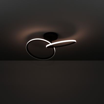 Eglo - LED-Deckenleuchte LED/12W/230V 2700/4000/6500K schwarz