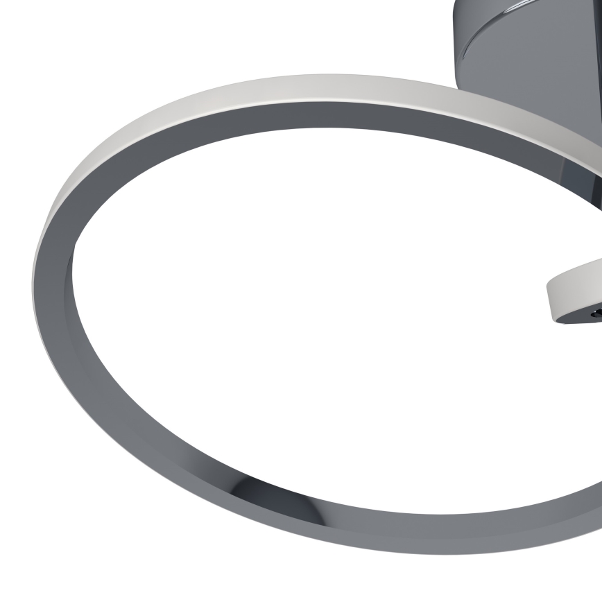 Eglo - LED-Deckenleuchte LED/12W/230V 2700/4000/6500K glänzender Chrom