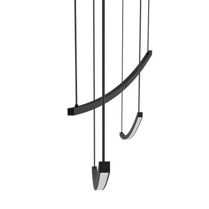 Eglo - LED-dimmbare Pendelleuchte an Kabel LED/22W/230V 2700/4000/6500K schwarz