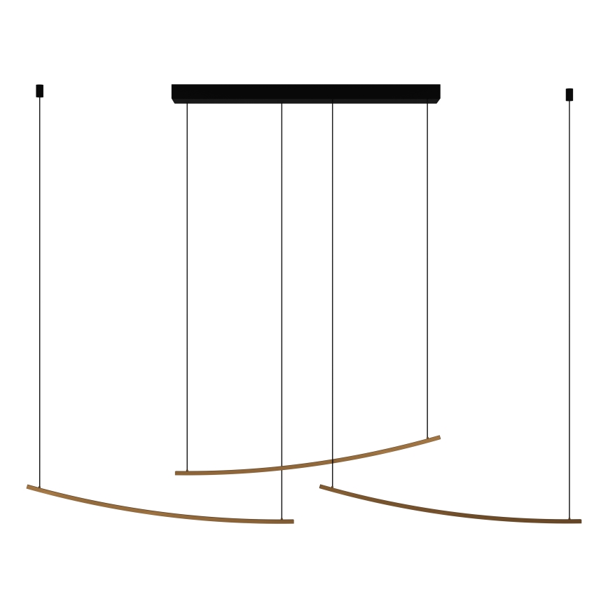 Eglo  - LED-dimmbare Pendelleuchte an Stahlseil LED/22W/230V 2700/4000/6500K goldfarben