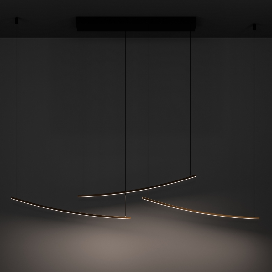 Eglo  - LED-dimmbare Pendelleuchte an Stahlseil LED/22W/230V 2700/4000/6500K goldfarben