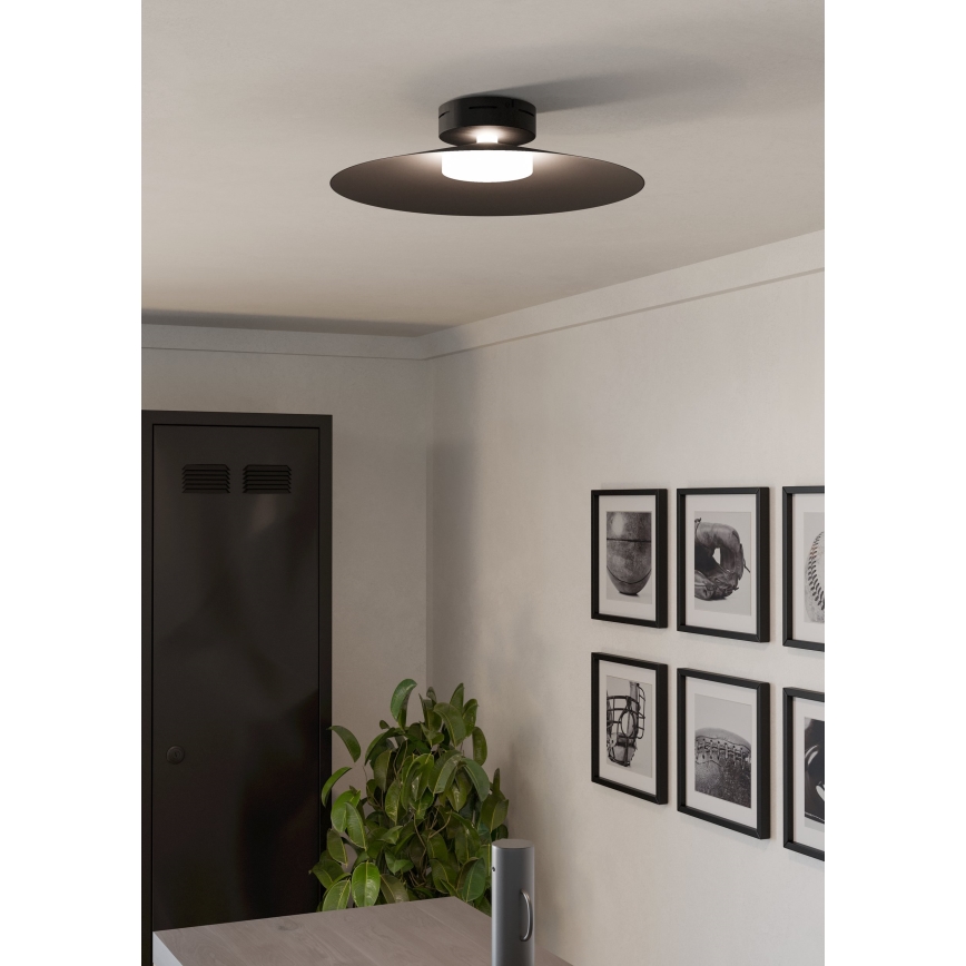 Eglo - LED RGBW dimmbare Deckenleuchte LED/15,5W/230V 2700-6500K pr. 45 cm schwarz