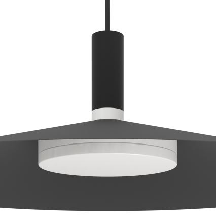 Eglo - LED RGBW dimmbare Pendelleuchte mit Kabelaufhängung LED/15,5W/230V 2700-6500K schwarz