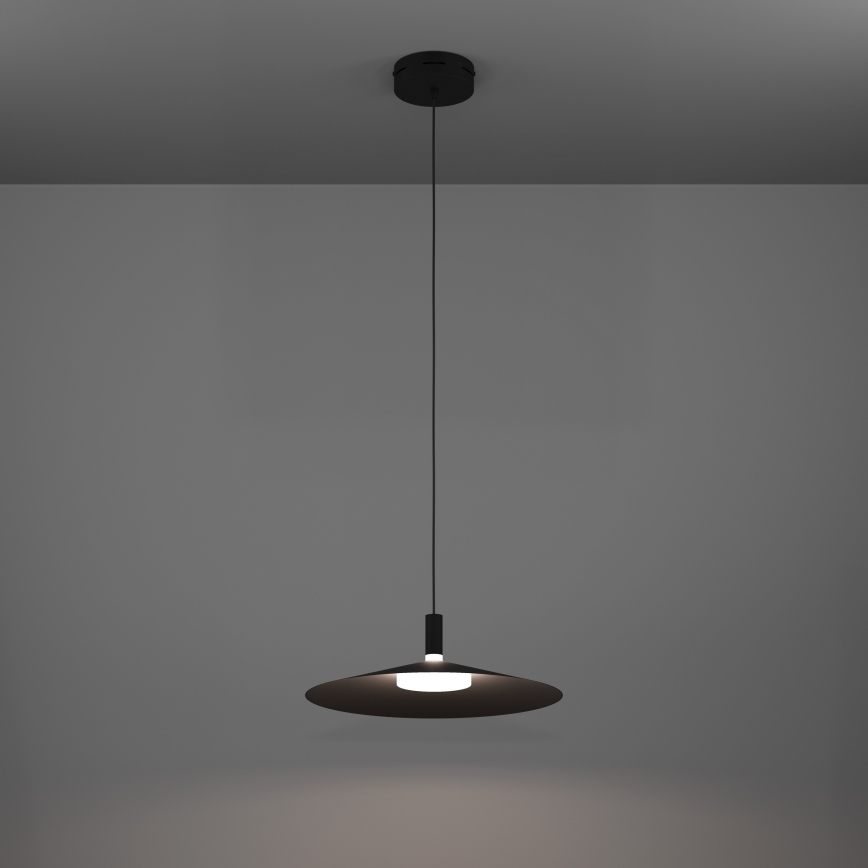 Eglo - LED RGBW dimmbare Pendelleuchte mit Kabelaufhängung LED/15,5W/230V 2700-6500K schwarz