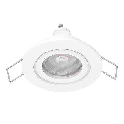 Eglo - LED-Einbaustrahler für Badezimmer, 1×GU10/4,5 W/230 V, IP44, weiß