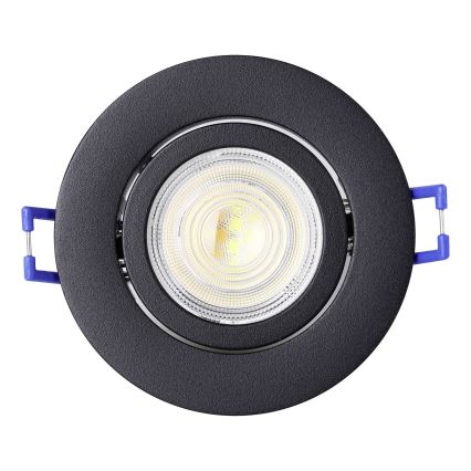 Eglo - 3er-Set RGBW-LED-Einbau-Downlights, dimmbar, 4,7 W / 230 V, 2700–6500 K, schwarz