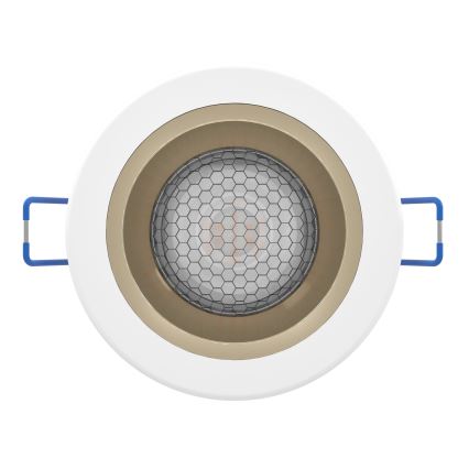 Eglo - LED RGBW dimmbare Badezimmer-Einbauleuchte LED/4,8W/230V 2700-6500K IP44 weiß/gold