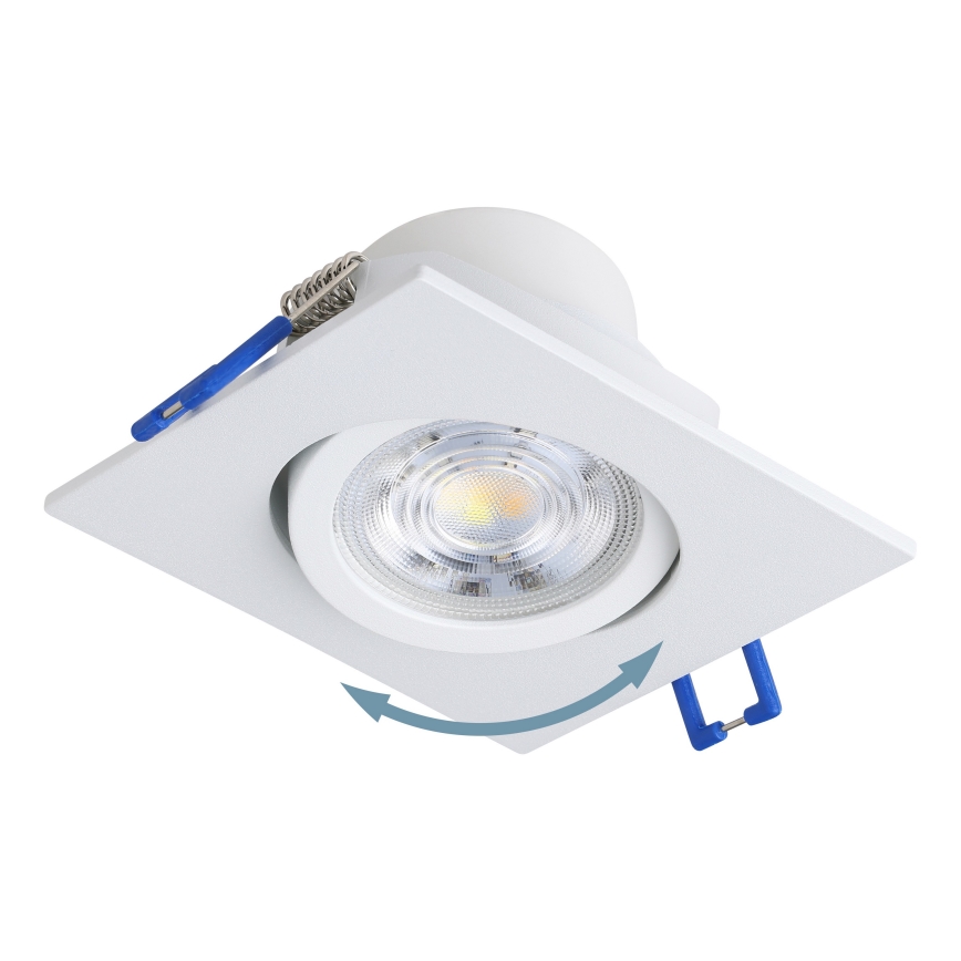 Eglo - 3er-Set dimmbare LED-Einbaustrahler LED/6,4W/230V 8,8x8,8 cm weiß