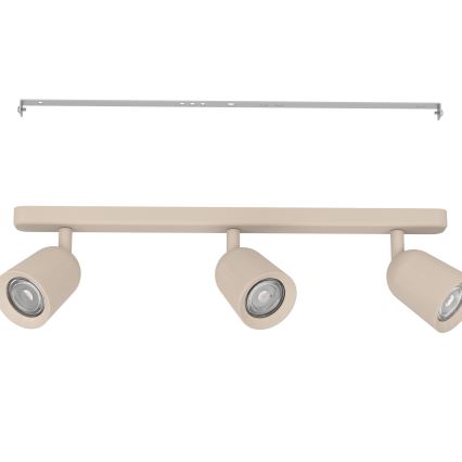 Eglo - Deckenstrahler 3xGU10/10W/230V beige