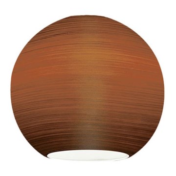 EGLO 90251 - Ersatzglas für Kronleuchter, Tischlampe, Deckenleuchte und Spotleuchte MY CHOICE E14 Ø 9 cm, braun gewischt