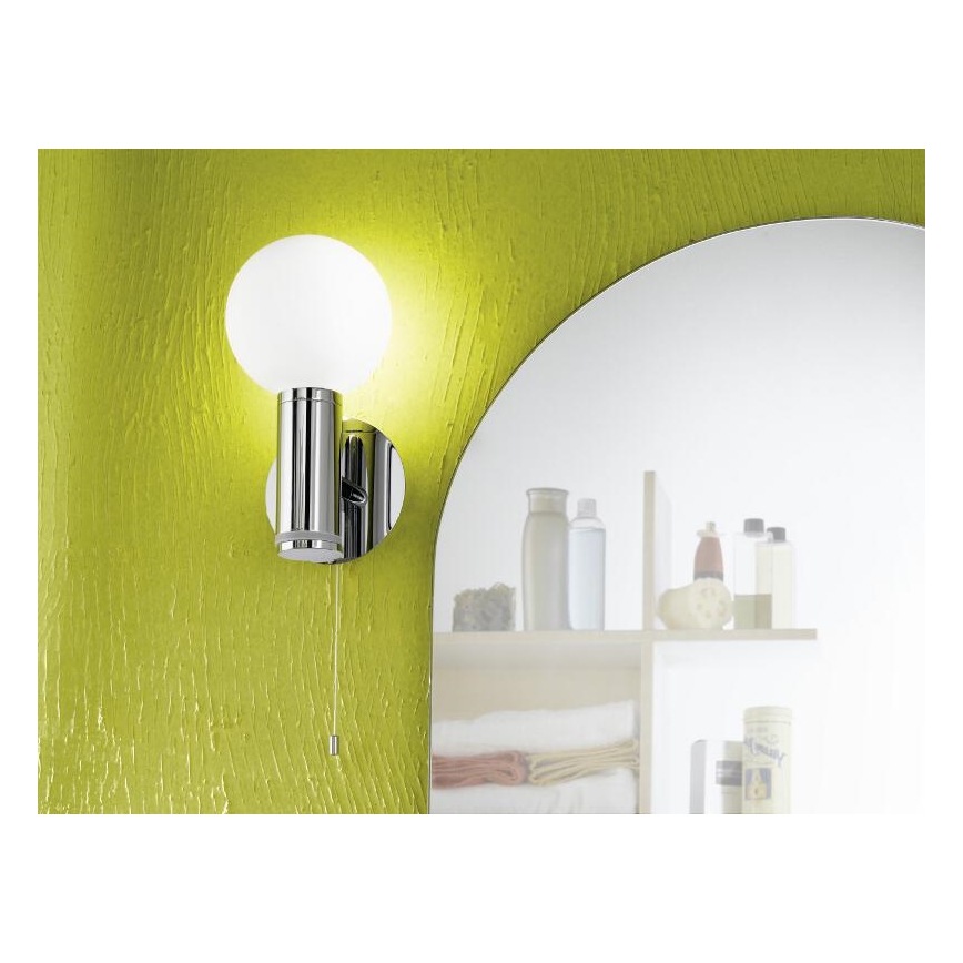 EGLO 90613 - Nástěnné svítidlo PALMERA 1xE14/40W bílé opálové sklo