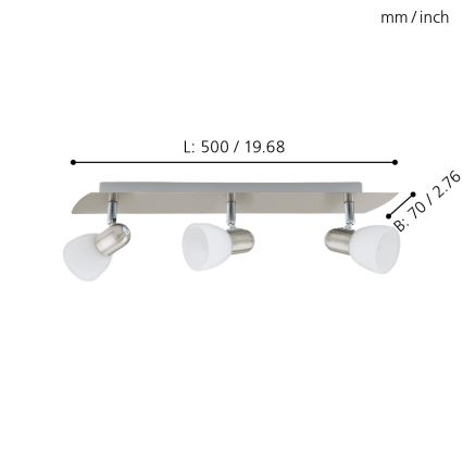 Eglo - Rampenlicht 3xE14/40W