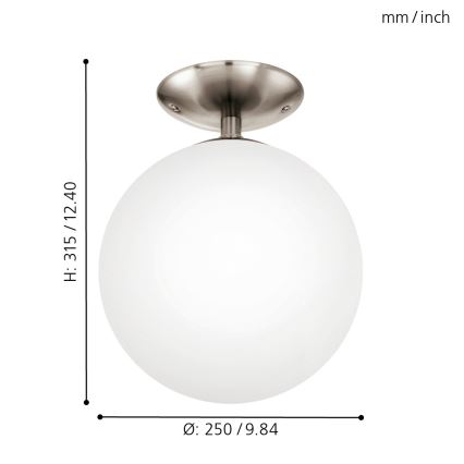 EGLO - Deckenleuchte 1xE27/60W d 25 cm