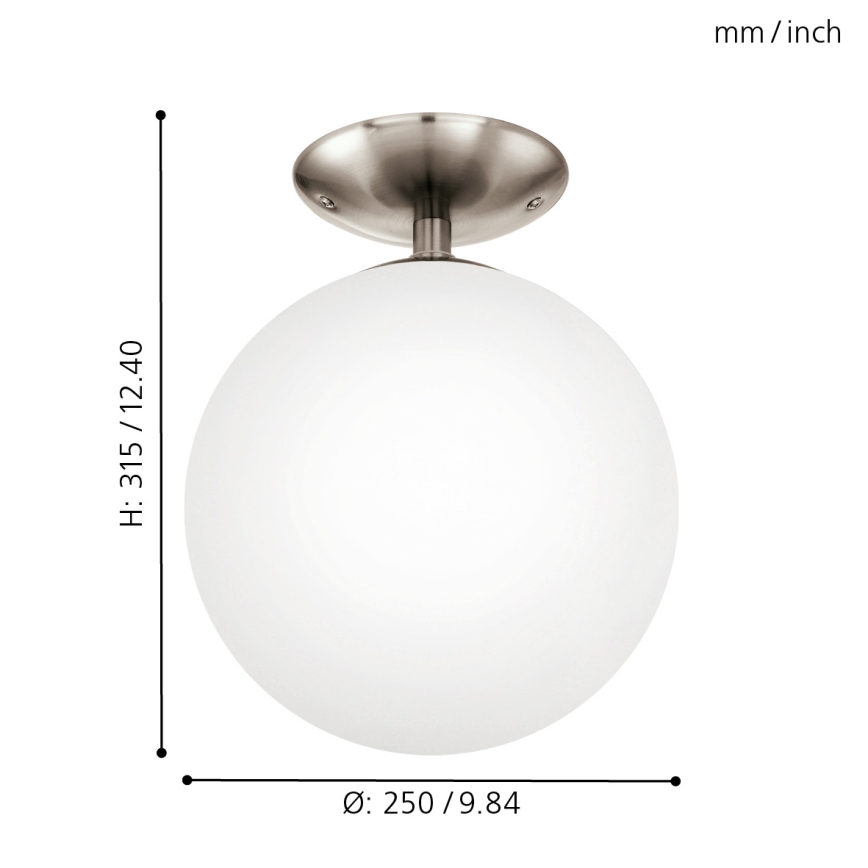 EGLO - Deckenleuchte 1xE27/60W d 25 cm