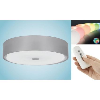 EGLO 91604 - LED stropní svítidlo CORONA 1x2GX13/55W + 1xLED/8,64W
