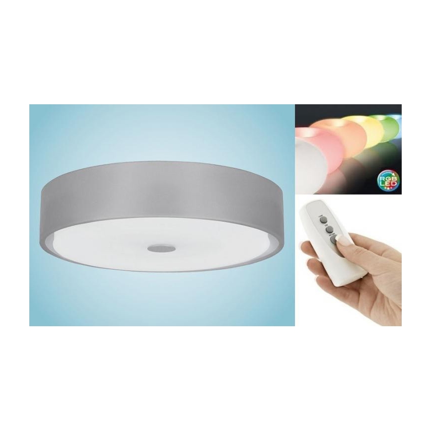 EGLO 91604 - LED stropní svítidlo CORONA 1x2GX13/55W + 1xLED/8,64W