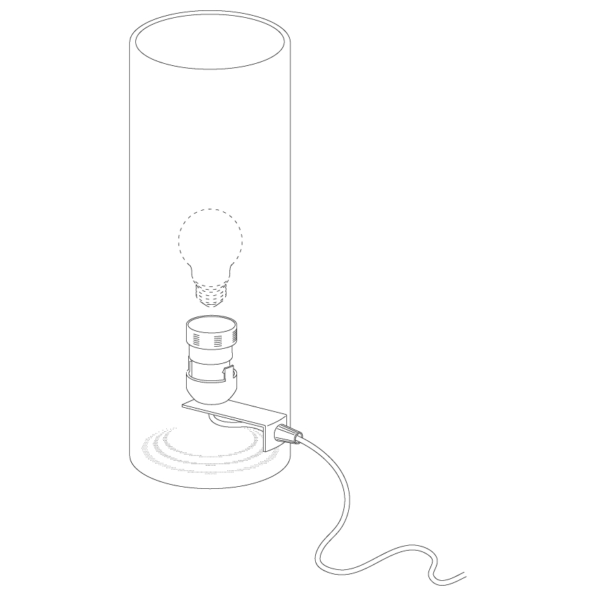 Eglo - Tischlampe E27/60W/230V