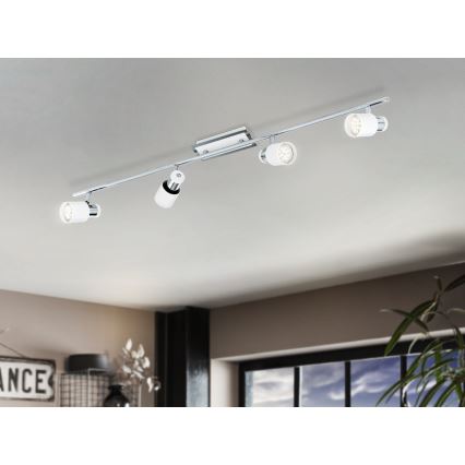 Eglo - LED-Spotleuchte 4xGU10-LED/5W/230V