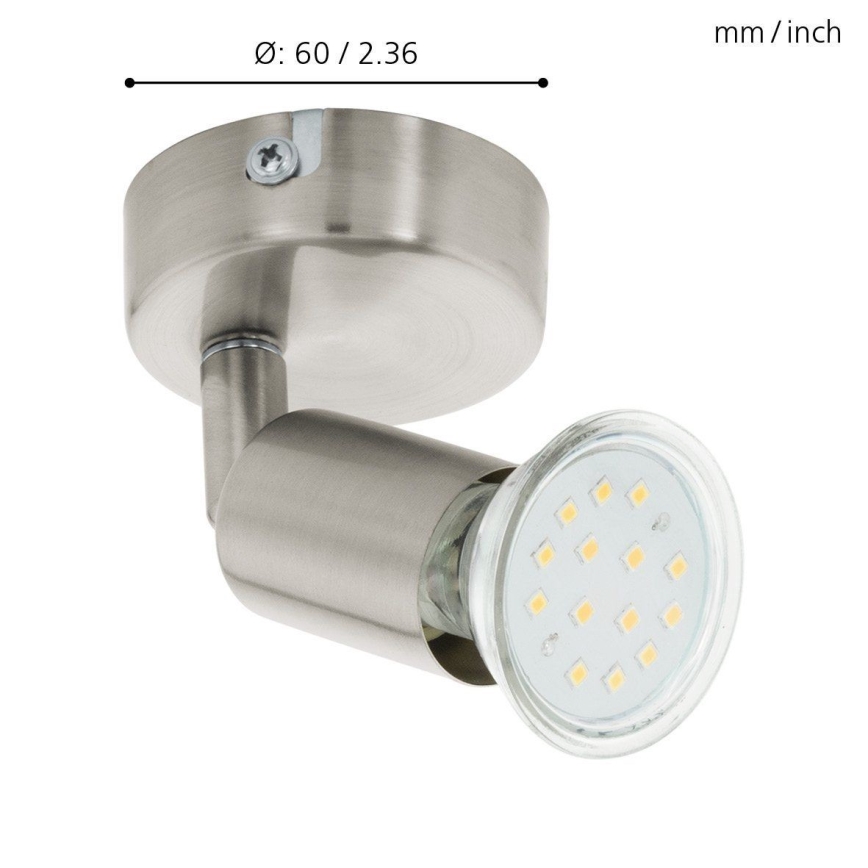 Eglo - LED-Wandstrahler LED 1xGU10/2,8W/230V