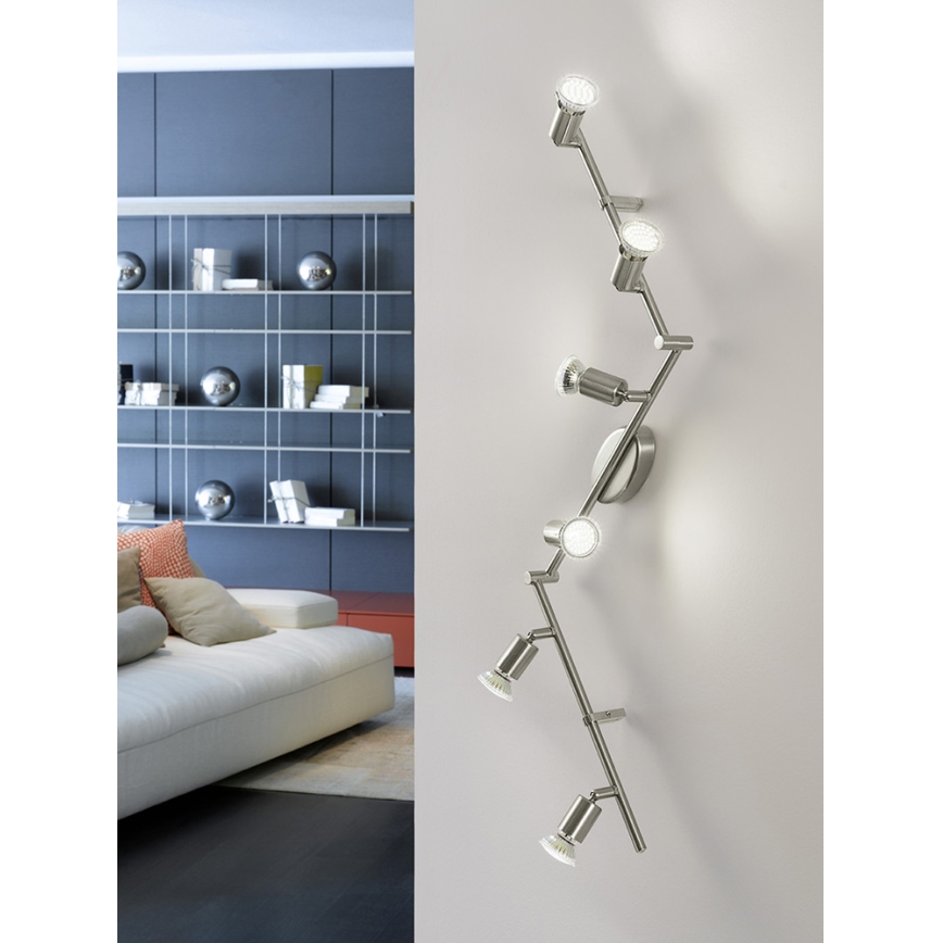 Eglo - LED-Strahler  6xGU10-LED/2,8W/230V