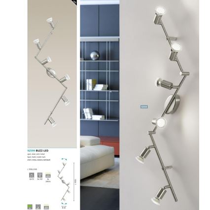 Eglo - LED-Strahler  6xGU10-LED/2,8W/230V