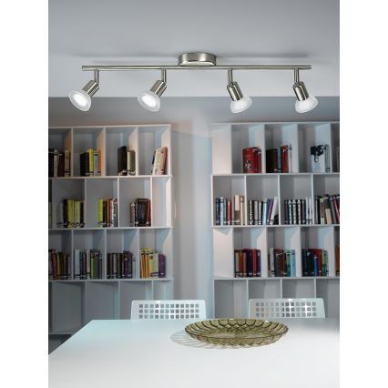 EGLO 92617 - Rampenlicht TOMMASO 4xGU10/50W/230V