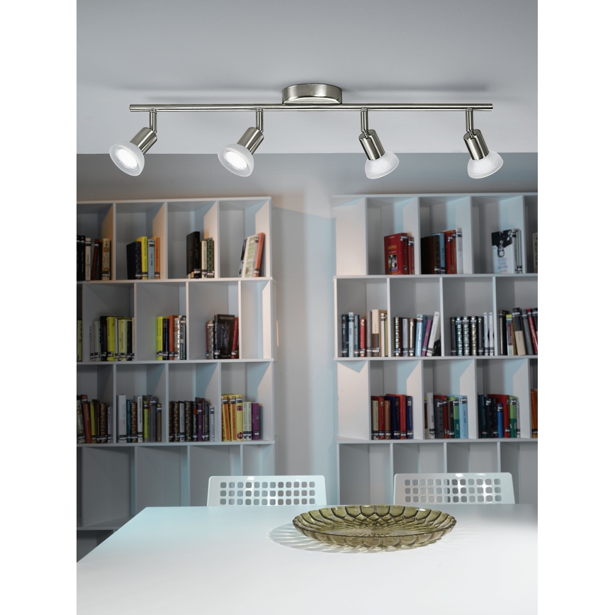 EGLO 92617 - Rampenlicht TOMMASO 4xGU10/50W/230V