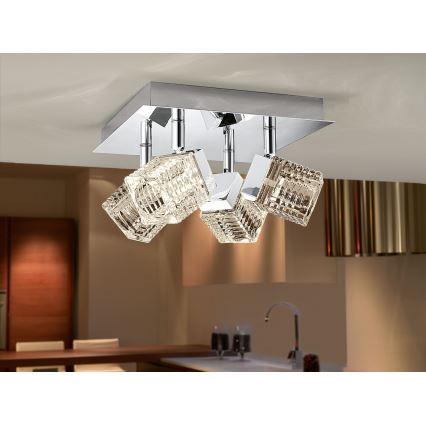 Eglo 92664 - LED-Spotleuchte QUARTO 4xLED/4,5W/230V