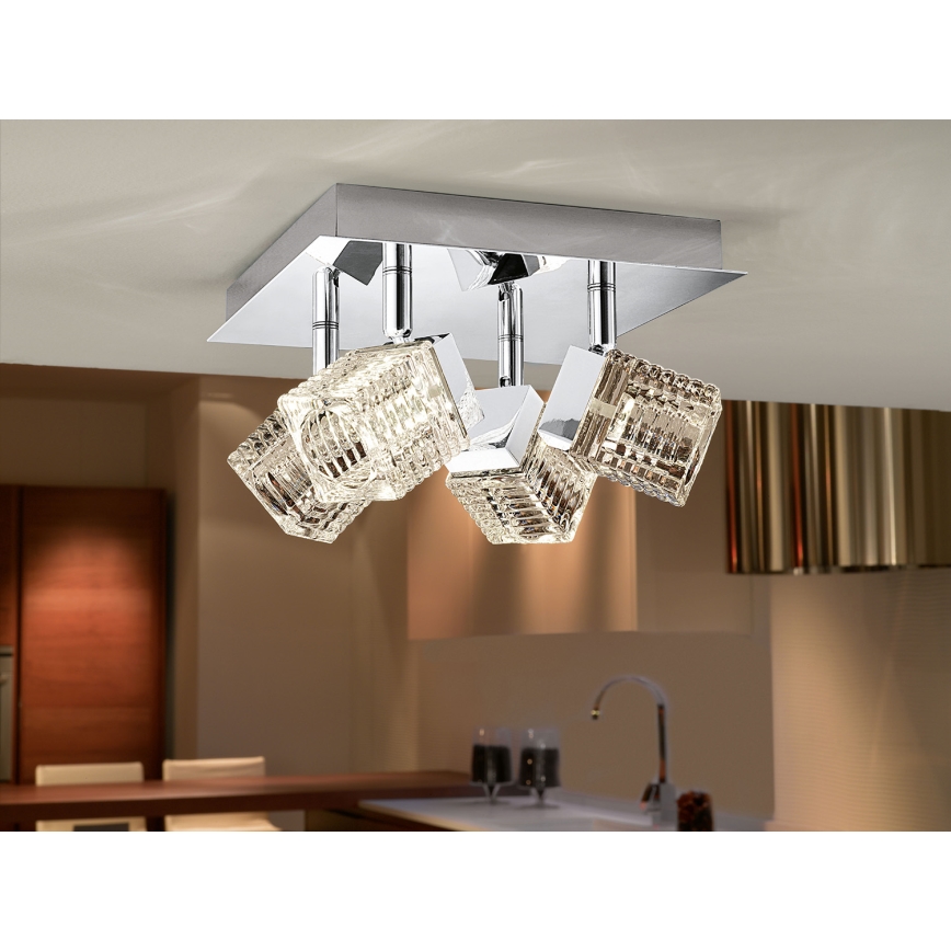 Eglo 92664 - LED-Spotleuchte QUARTO 4xLED/4,5W/230V