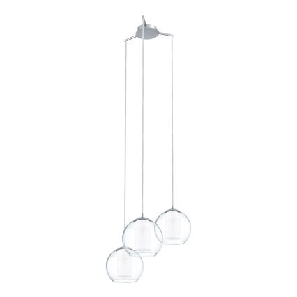 Eglo 92762 - Hängeleuchte BOLSANO mit Kabelaufhängung, 3x E27/60W