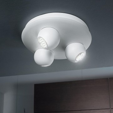Eglo 93169 - LED-Strahler NORBELLO 3 3xGU10/5W/230V