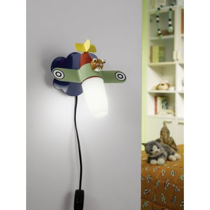 Eglo 93186 - LED Wandleuchte für Kinderzimmer SIRO 1 1xE14-LED/4W/230V