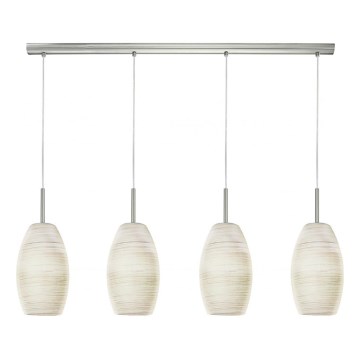 Eglo 93191 - Hängelampe BATISTA 4xE27/7W/230V