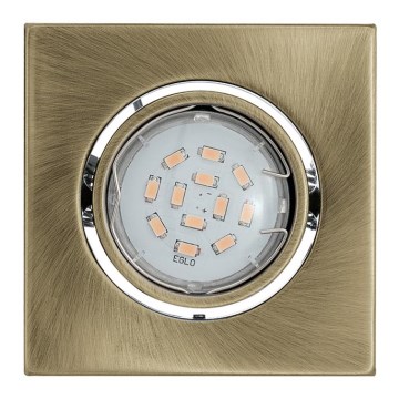 Eglo 93244 - LED Einbauleuchte IGOA 1xGU10/5W/230V Bronze