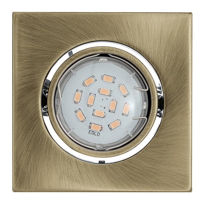 Eglo 93244 - LED Einbauleuchte IGOA 1xGU10/5W/230V Bronze